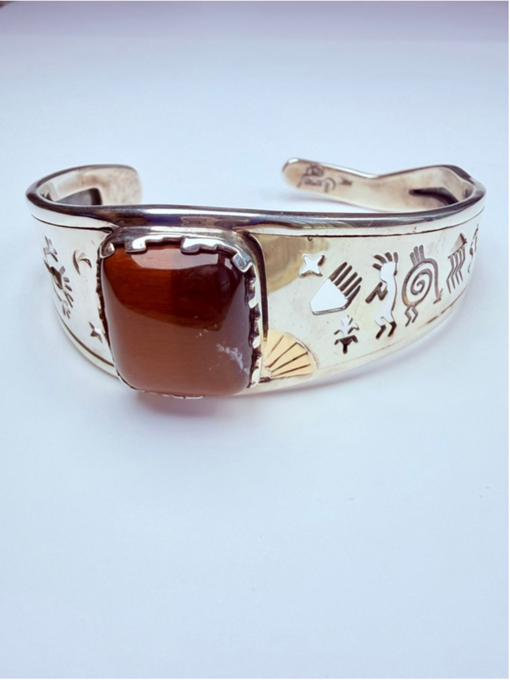 14K Southwestern Carolyn Pollack & Roderick Tenorio Sterling Silver Bracelet